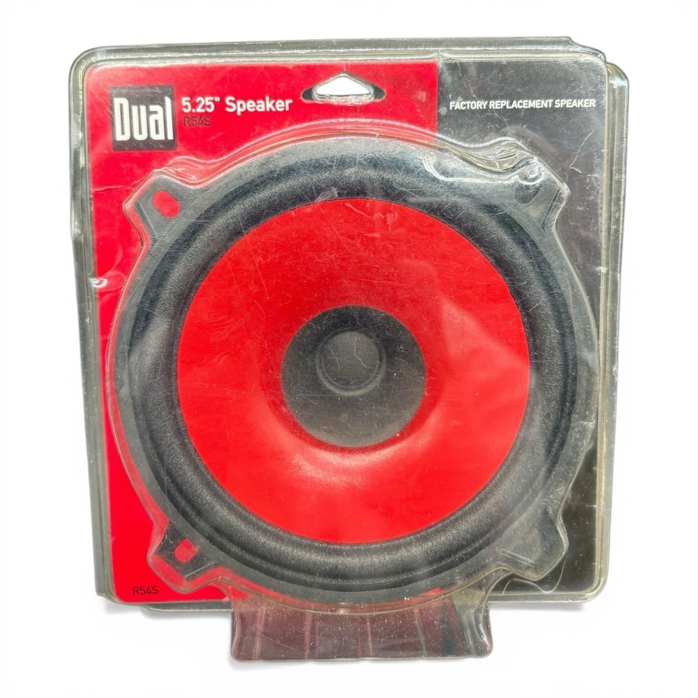 Dual R54S Speaker Car Audio 5.25" Red New Factory Replacement 40W RMS 4 Ohm‎